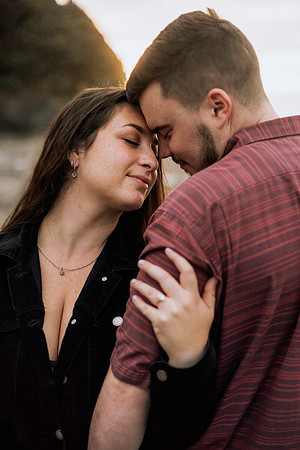 Drake & Kennedy Surprise Proposal Neskowin OREGON