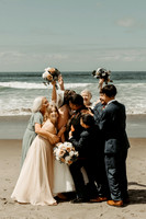 bridal party and family portraits