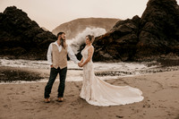 Lee & Tamara Gold Beach Elopement