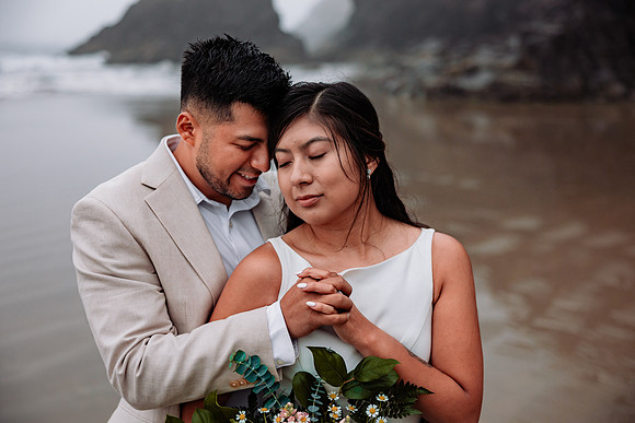 Cesar-Lesley-Cannon-Beach-Manzanita-Elopement Photos-107