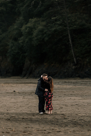 Drake & Kennedy Surprise Proposal Neskowin OREGON