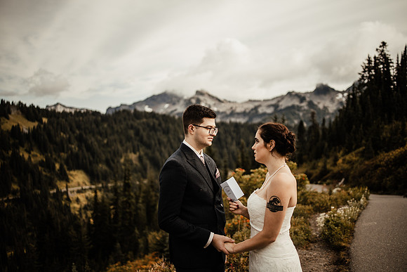 Matthew & Melissa Mount Rainier Washington 1
