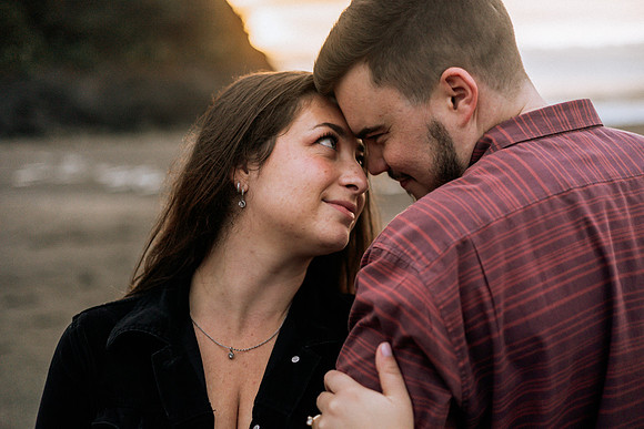 Drake & Kennedy Surprise Proposal Neskowin OREGON