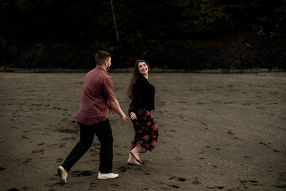 Drake & Kennedy Surprise Proposal Neskowin OREGON