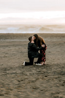 Drake & Kennedy Surprise Proposal Neskowin OREGON