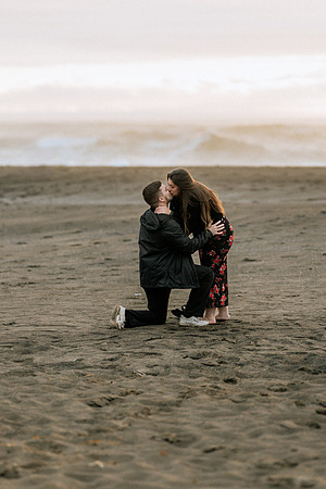 Drake & Kennedy Surprise Proposal Neskowin OREGON