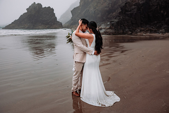 Cesar-Lesley-Cannon-Beach-Manzanita-Elopement Photos-110